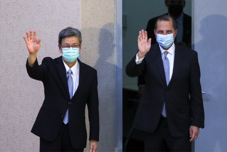 Taiwan, China, US, Alex Azar, Zhao Lijian
