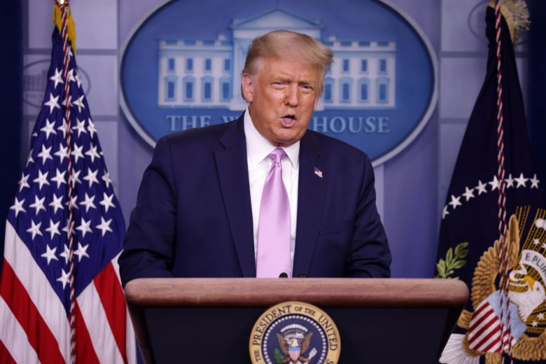 Donald Trump in James Brady Room