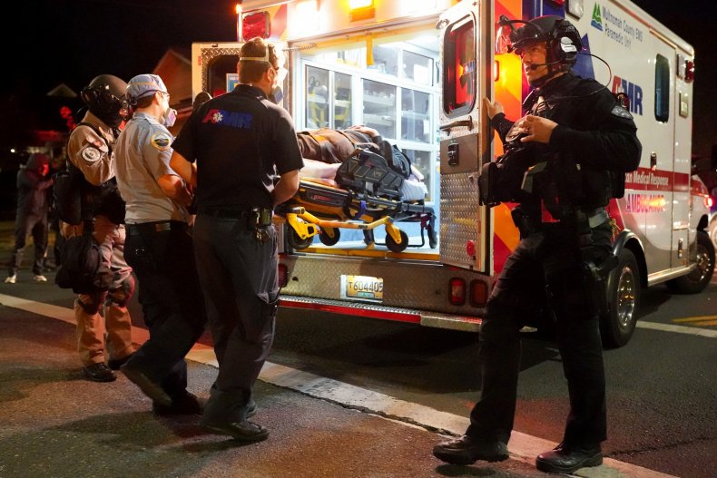 Portland Protester Hurt