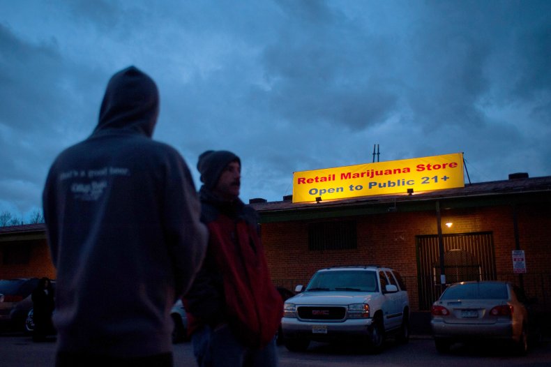 Marijuana dispensary in Denver in 2014