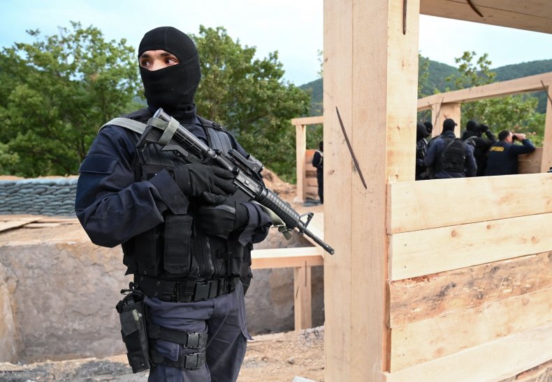 georgia, police, south, ossetia, border