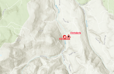 Mosier Wildfire Map Mosier Wildfire Map