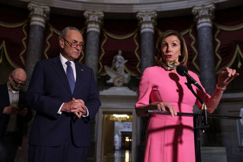 Chuck Schumer and Nancy Pelosi