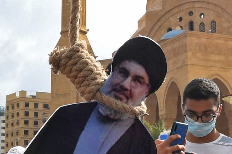 Beirut, Lebanon, Hezbollah, Hassan Nasrallah, protests, unrest