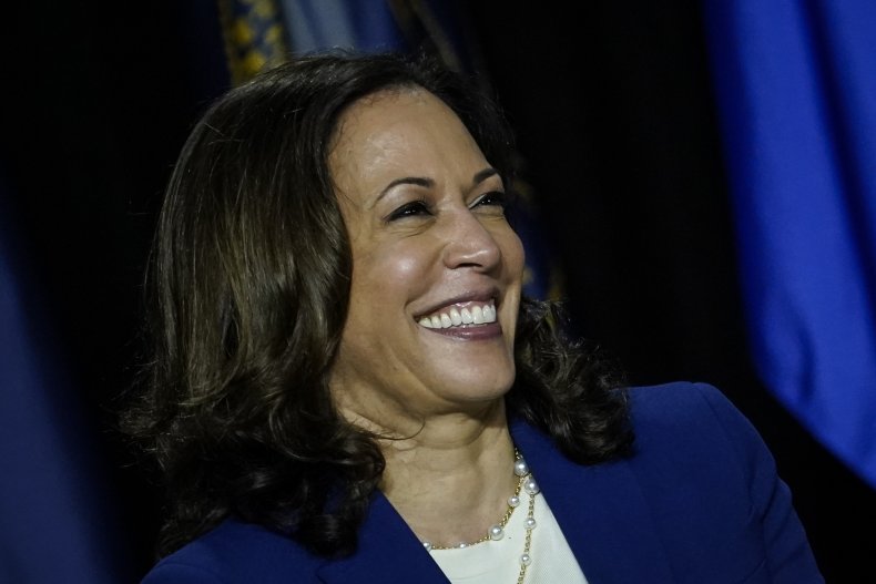 Presumptive Democratic vice presidential nominee Kamala Harris