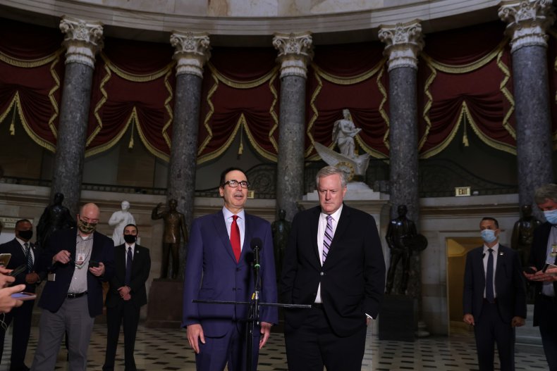 Steve Mnuchin, Mark Meadows