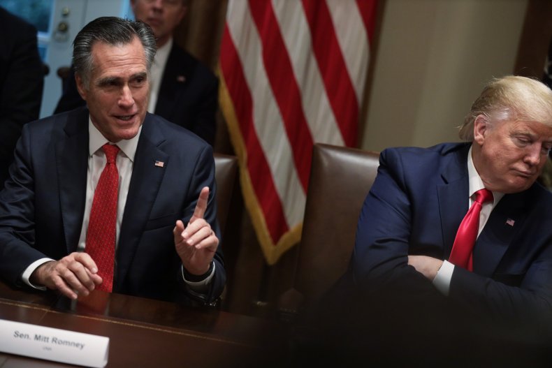 Romney and Trump
