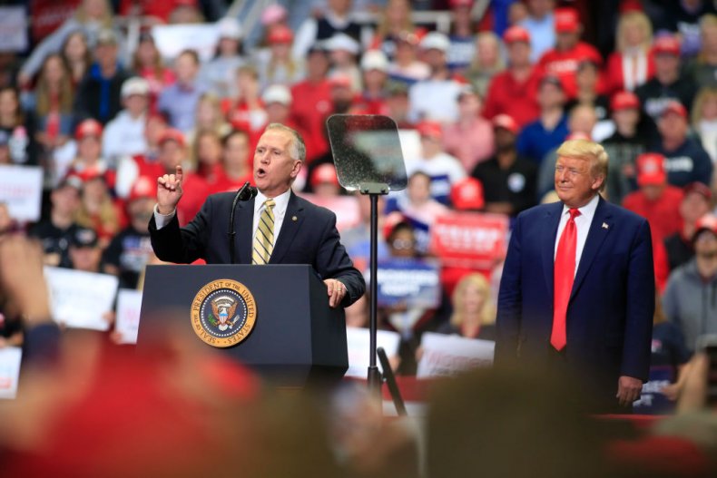 Donald Trump and Sen. Thom Tillis