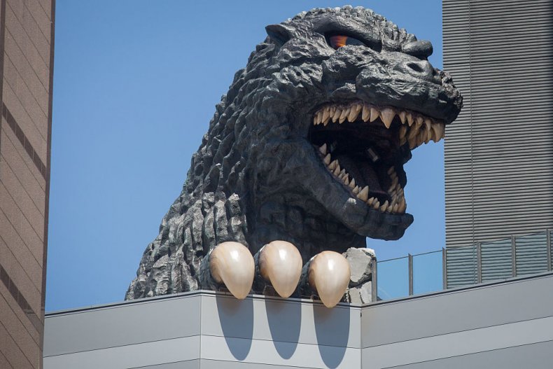 Godzilla model in Japan