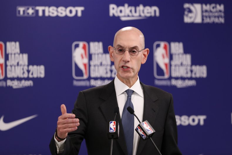 adam silver defends nba blm