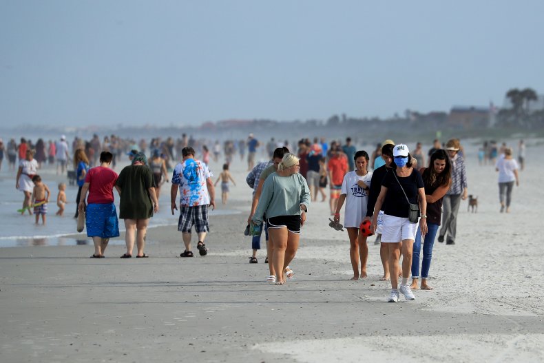 Florida beaches April 2020