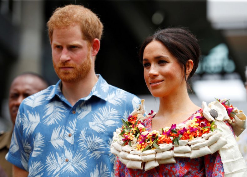 Meghan Markle and Prince Harry in Fiji