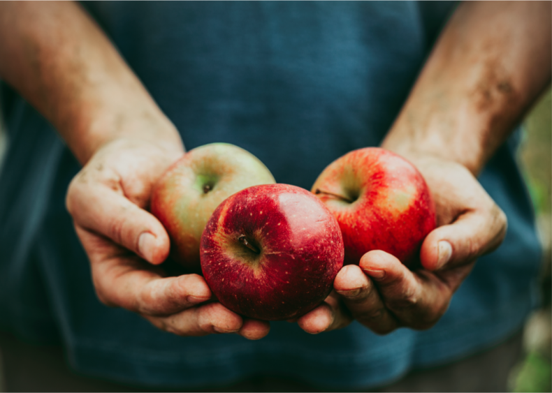 Dual benefit of eating healthy foods