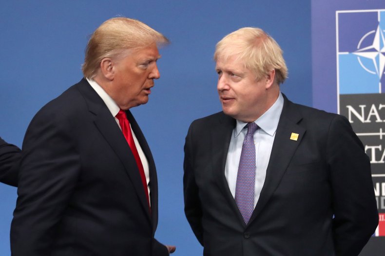 President Donald Trump and British Prime Minister