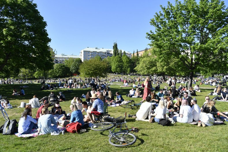 park, Stoccolma, Svezia, maggio 2020