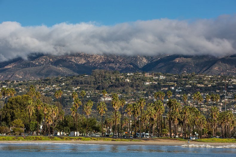 Montecito and Santa Barbara General View.