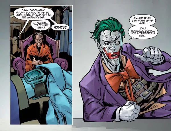 Injustice: Zero Year' Reminds Readers What the Joker Really Thinks of Nazis