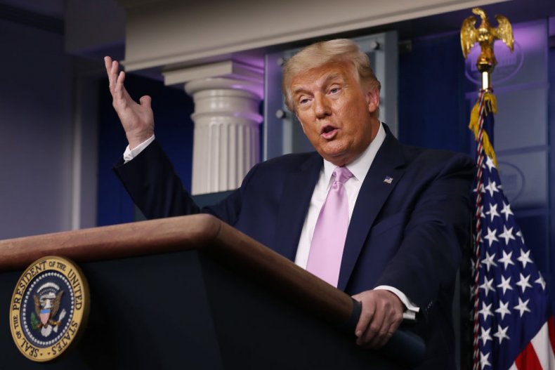 Donald Trump Brady Briefing Room