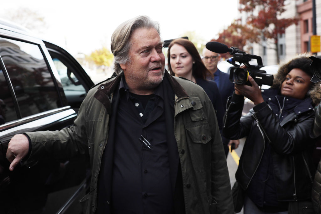 Former Trump Adviser Steve Bannon Arrested Over Border Wall Crowdfunding Campaign Newsweek