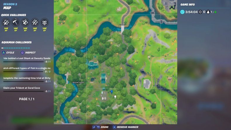 fortnite fireflies weeping woods location 2 fortnite fireflies weeping woods location 2