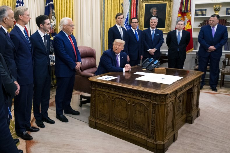 President Trump announcing Israel-UAE peace agreement President Trump announcing Israel-UAE peace agreement