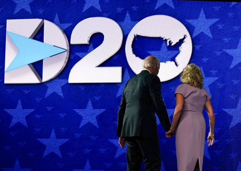 Joe Biden and Jill at DNC 2020