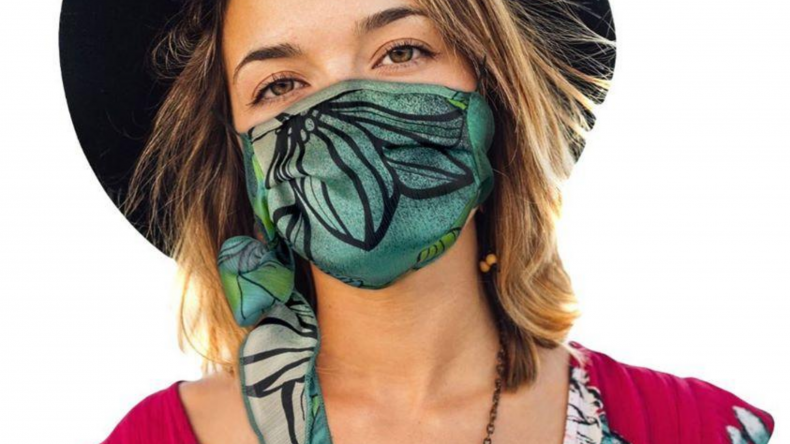 Woman with Masqd mask