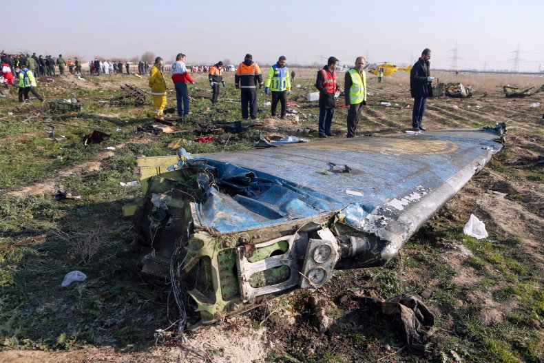 Ukrainian Airlines plane crash, Tehran, Iran 2020