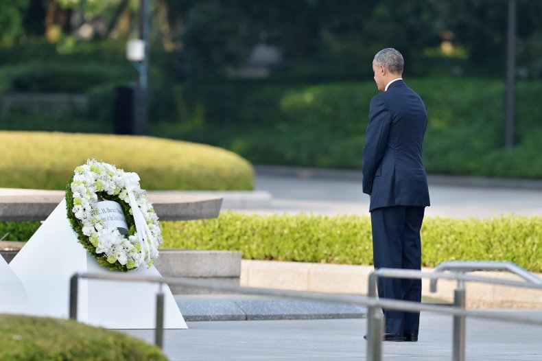 Then-President Barack Obama in Hiroshima, Japan