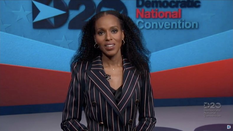 Kerry Washington, DNC, teacher, teaching
