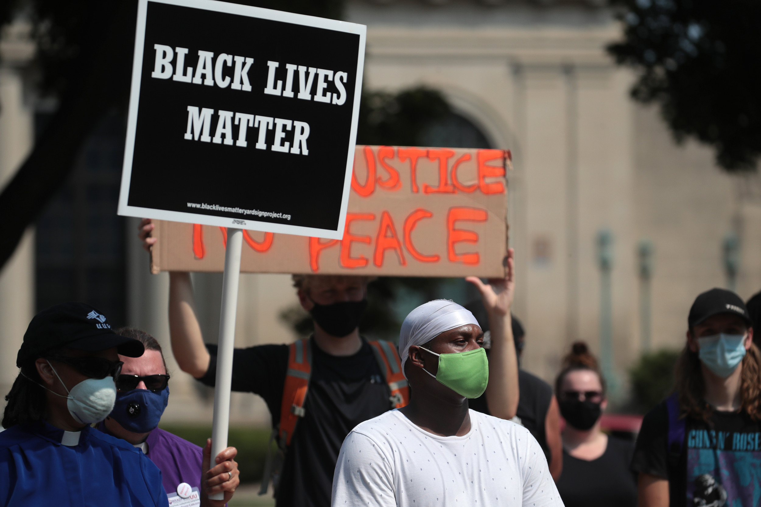 BLM Protester Shot by Homeowner While on March to Washington - Newsweek