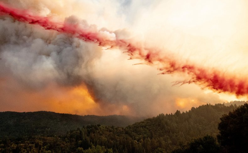 LNU Lightning Complex fire California August 2020