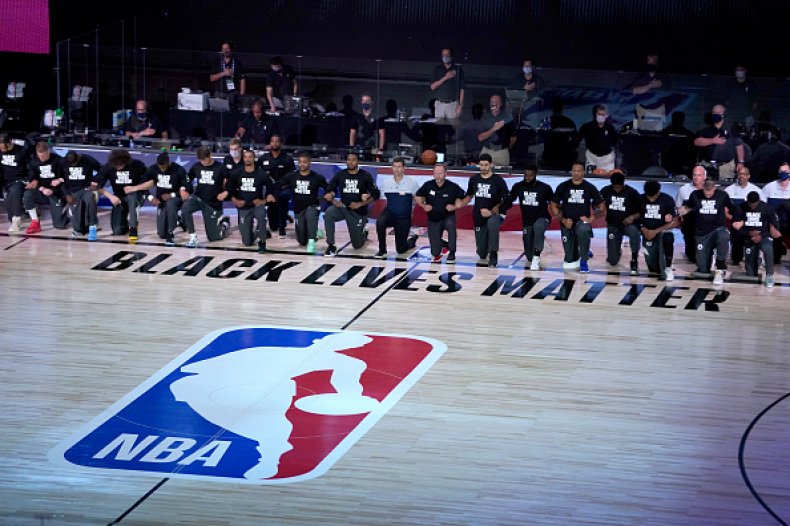 Milwaukee Bucks protest
