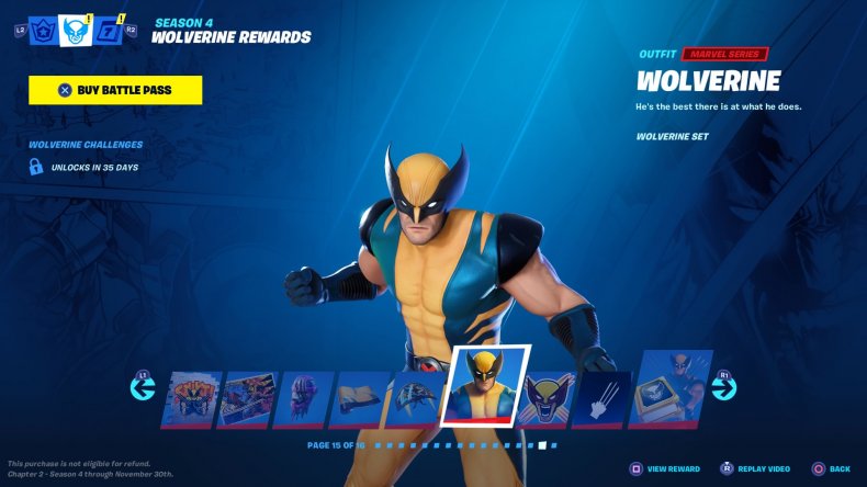 fortnite wolverine