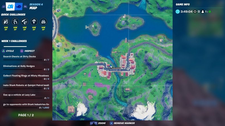 fortnite misty meadows ring 2 map fortnite misty meadows ring 2 map
