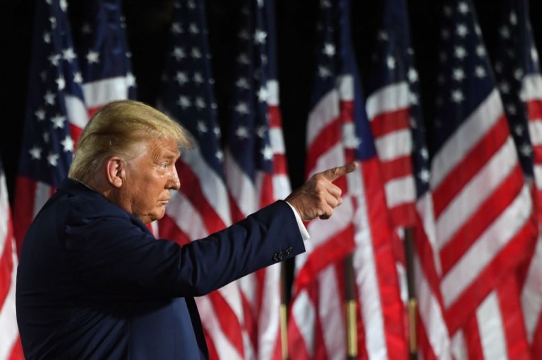 President Donald Trump at RNC 2020