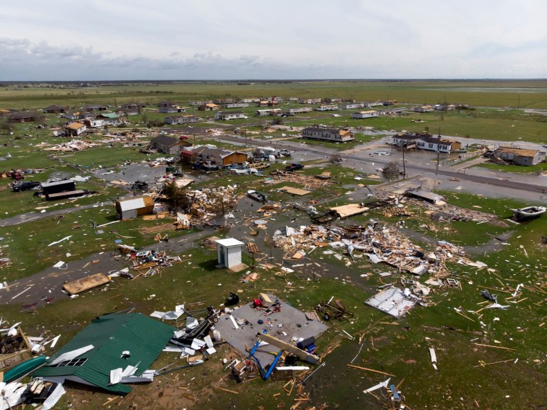 Hurricane Delta Set to Hit Area of Louisiana Where Over 10,000 Homes Destroyed Weeks Ago by ...