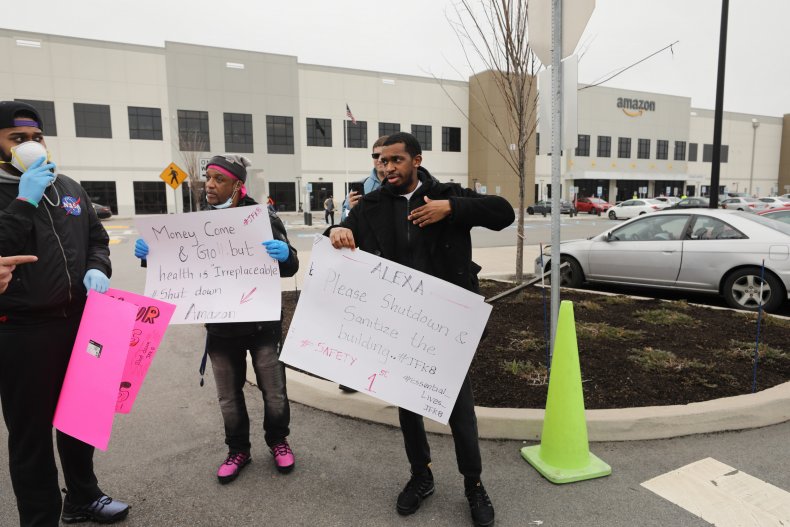 Amazon protest