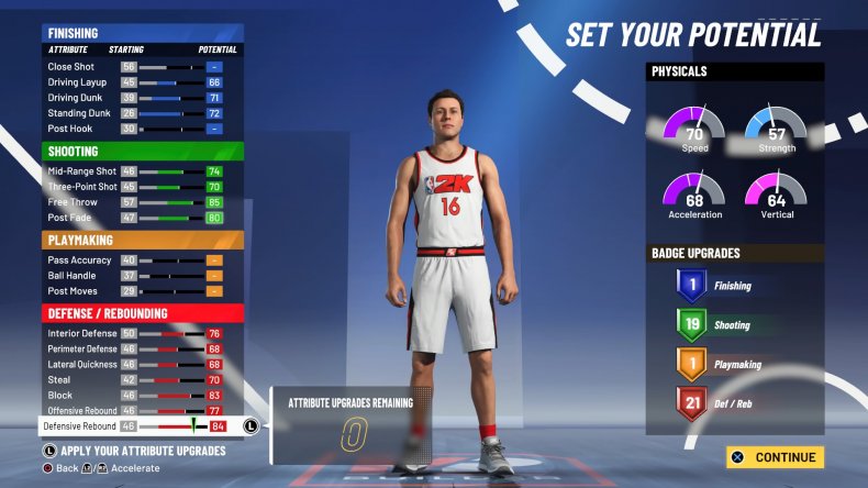 nba 2k21 overall center build
