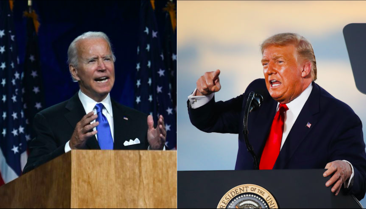 What the Polls Say About Donald Trump vs. Joe Biden With Less Than 65