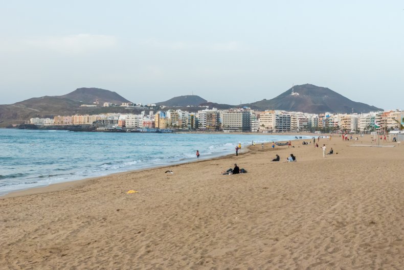 Playa de Las Canteras, gran canaria, getty