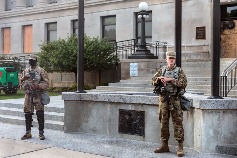 national guard cadets kenosha courthouse