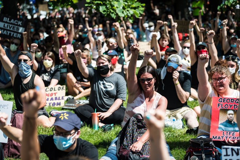 indianapolis peaceful protest blm banks