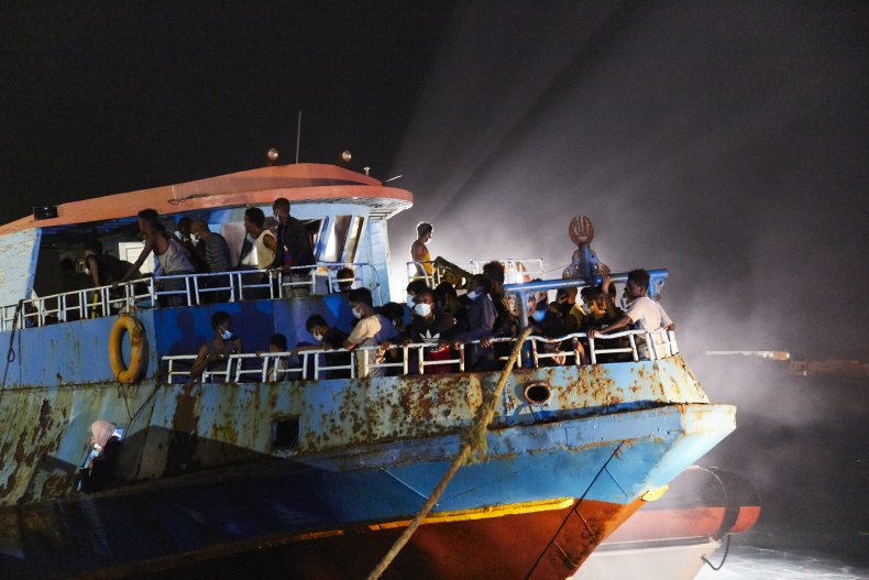 Migrants Lampedusa Italy