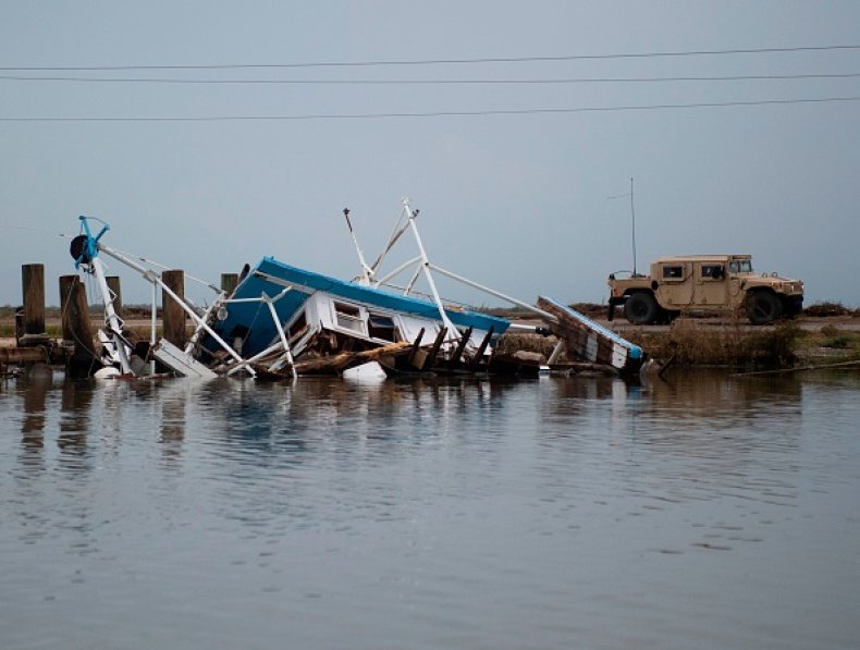 Hurricane Laura in Louisiana