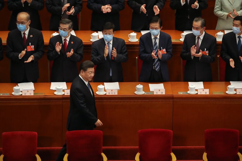 Xi Jinping in Beijing in May
