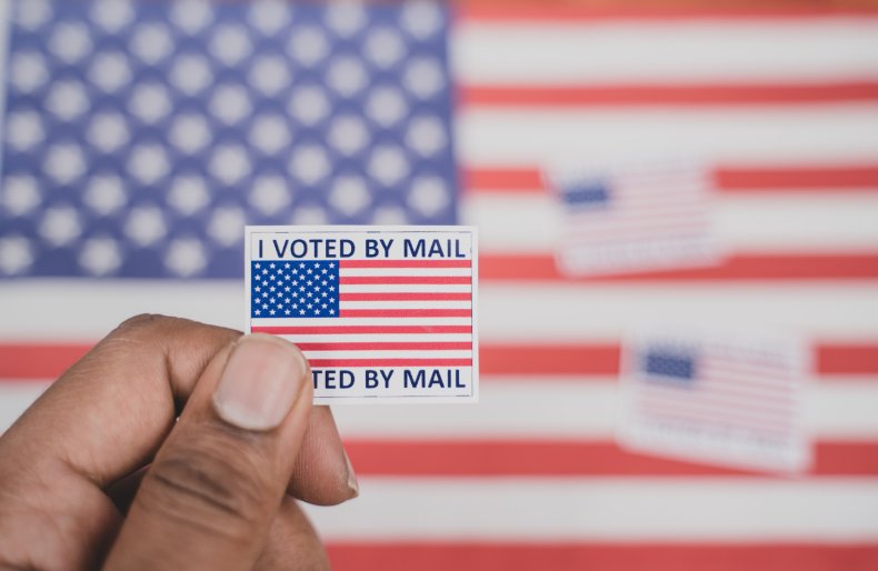 I Voted By Mail Sticker
