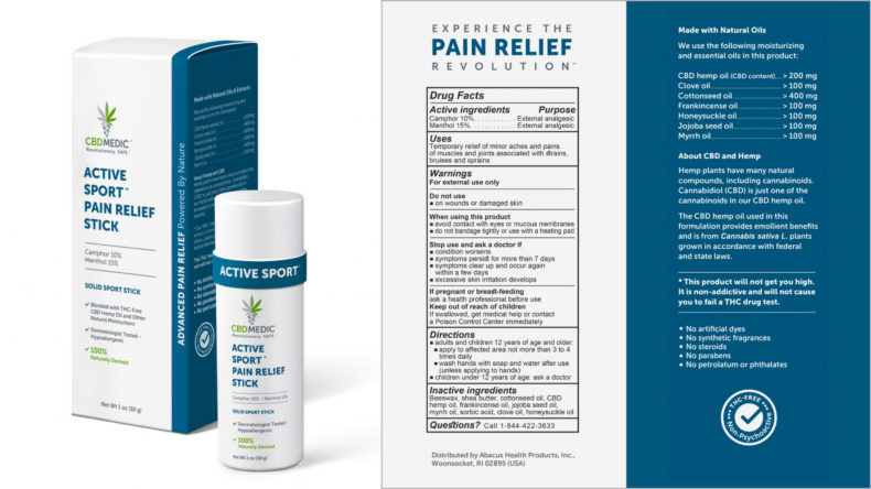 pain relief stick pain relief stick