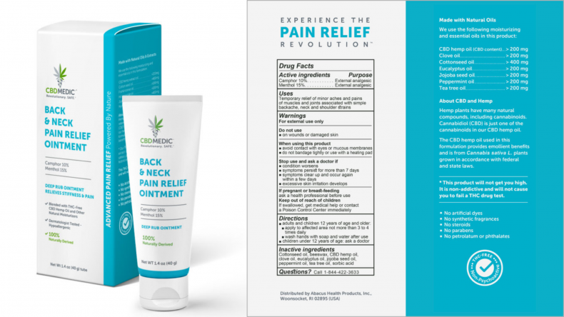 back and neck ointment back and neck ointment