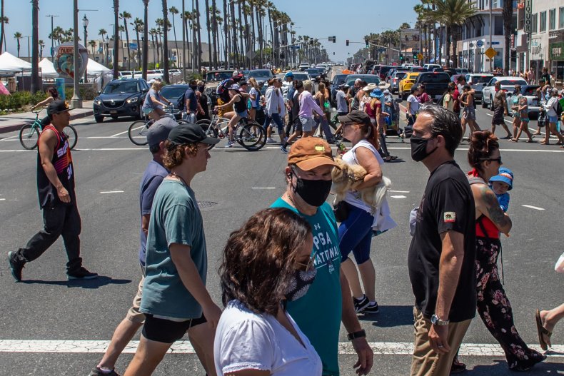 Huntington Beach, California, July 2020